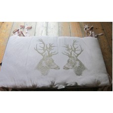 Cot bumper "Stag head" by Jack n'a qu'un oeil
